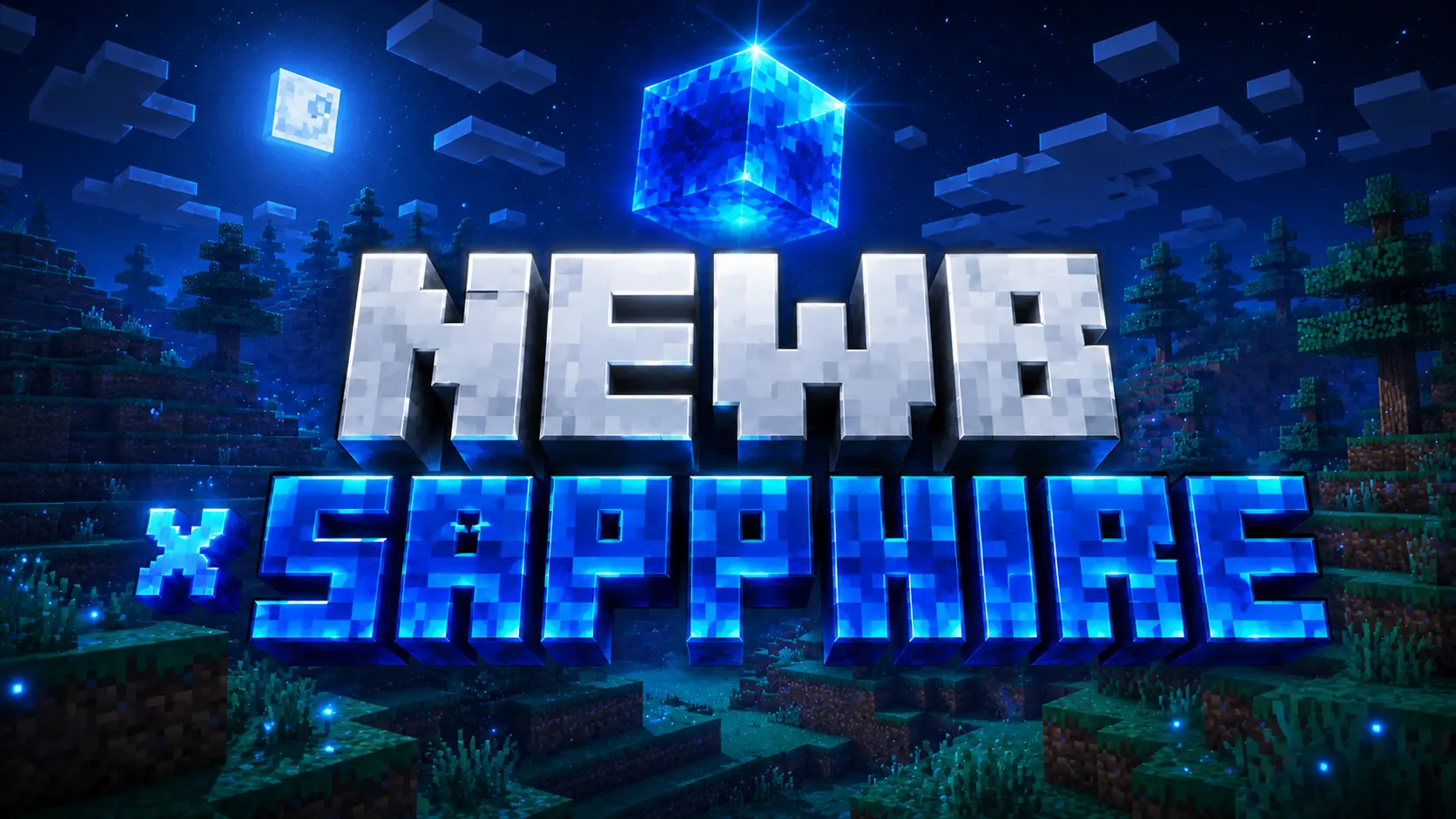 Newb X Sapphire shader for Minecraft 1.21 — Shaders screenshot